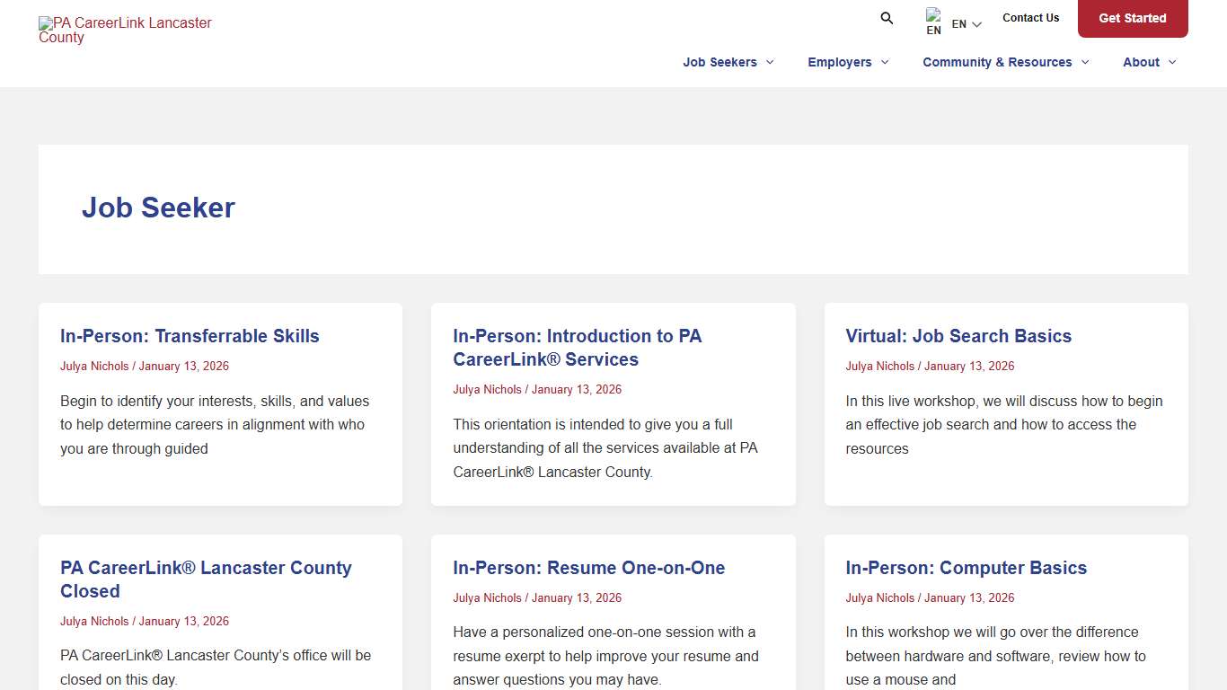 Job Seeker Archives - Page 4 of 37 - PA CareerLink Lancaster County